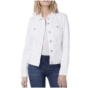 Women's White Denim Jacket